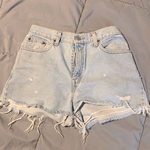 Levi’s high rise shorts